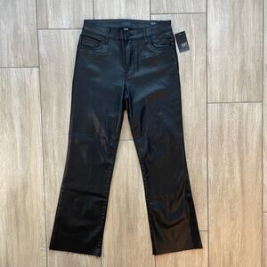 NWT Kut from the Kloth Kelsey Black High Rise Ankle Flare Jeans Size 4